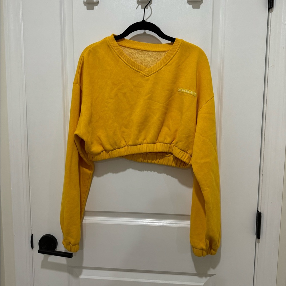 NWOT alphalete crop sweater - Picture 2 of 2